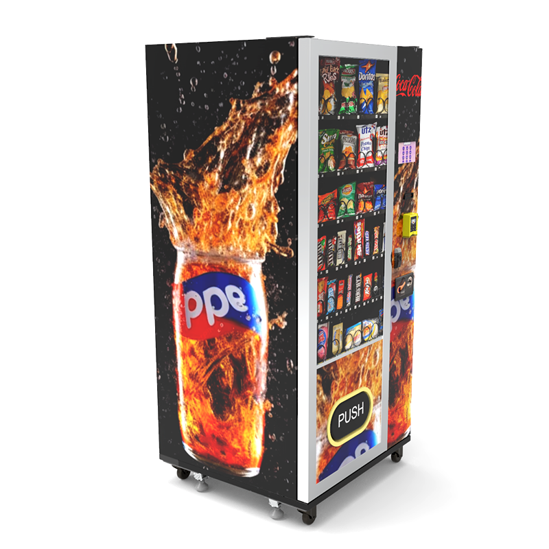 Verkaufsautomat Sticker customized retail items self-service fresh juice vending machine water snack vending machine for foods and drinks maquina expendedora