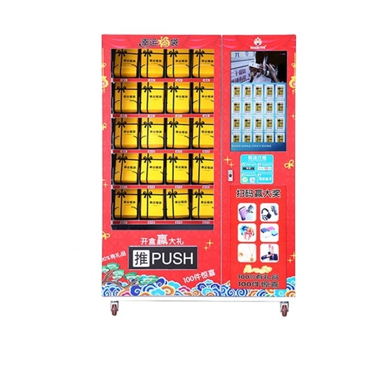 24 hours outdoor stationery automatic products combo blind box vending machine small