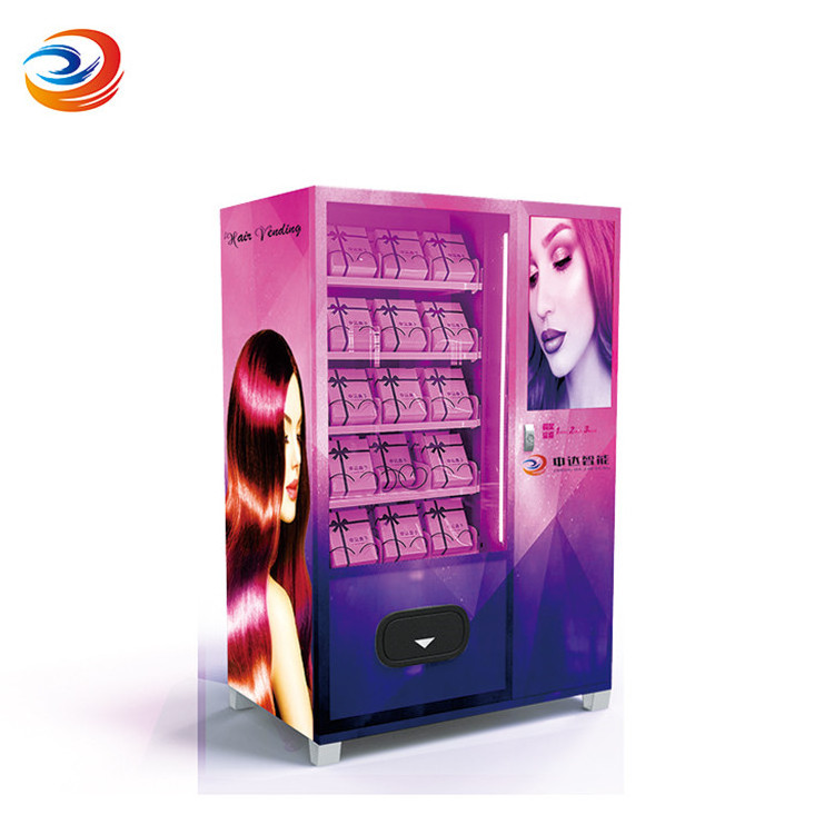 Custom Design Lashes Hair Bundles Wigs Vending Machine Supports USD dollars