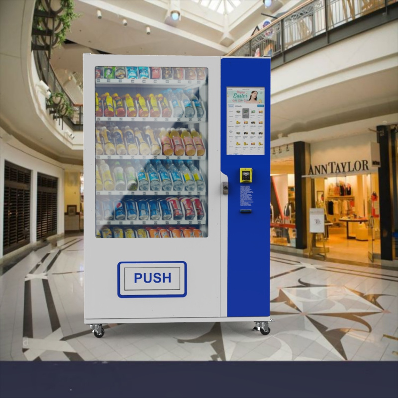 New Developed Popularly Cup Cake Or Fragile Products Vending Machines With Elevator System