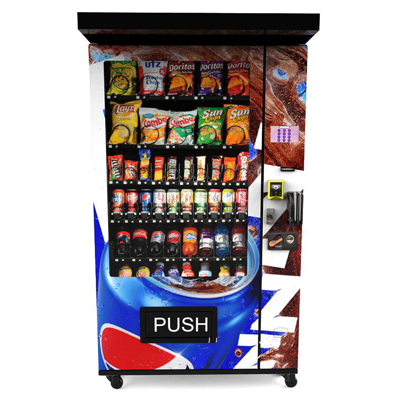 Smart Coin Operated Vending Machines Bottle Drinks Machine Vend Outdoor