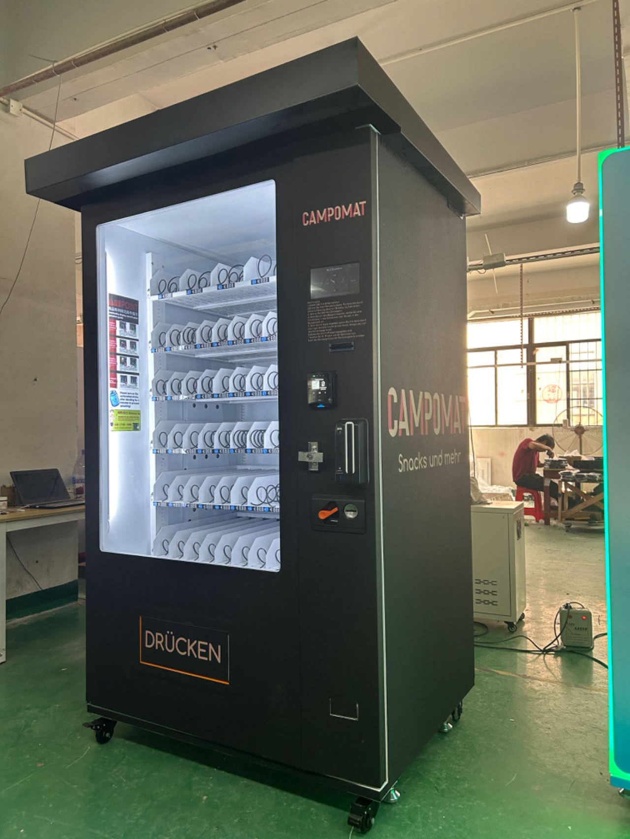 ZhongDa Instant Cup Noodles Soda Vending Machine Food Vending Machine with Age Verification