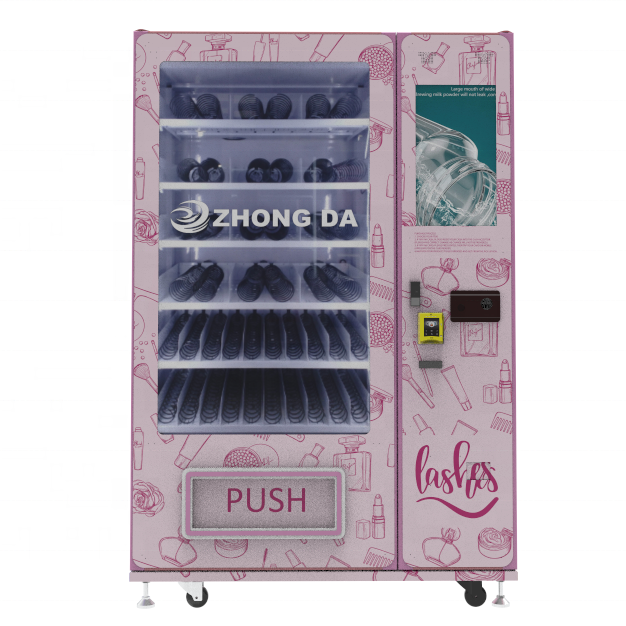 Perfume crystal candles beauty vending machine with elevator and belt