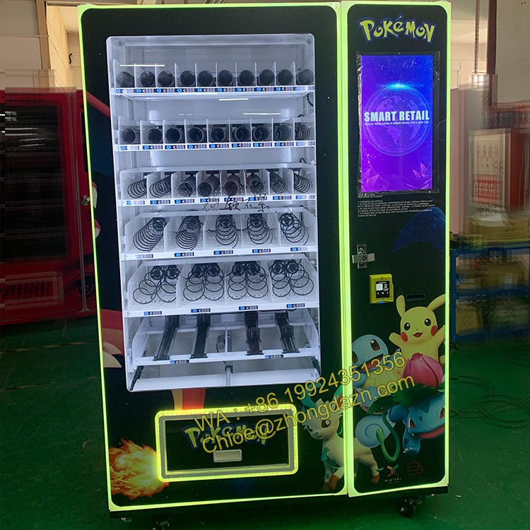 Wholesale Self Automatic card vending machine photocard Vending Machine trading card Vending Machine for pokemon