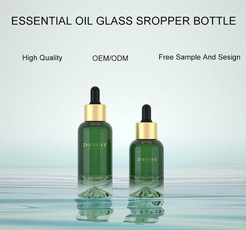 30ml 50ml 100ml Wholesale Luxury Beard Hair Oil Bottle Cosmetic Face Serum Packaging Essential Dropper Bottle