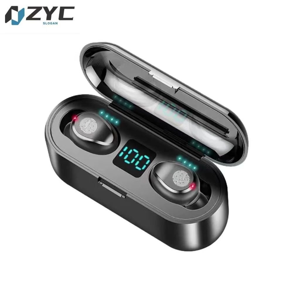 2023 f9 headset f9 tws ipx7 Waterproof wireless headphone f9 con parlante bluetooth earphone  bluetooth earphone