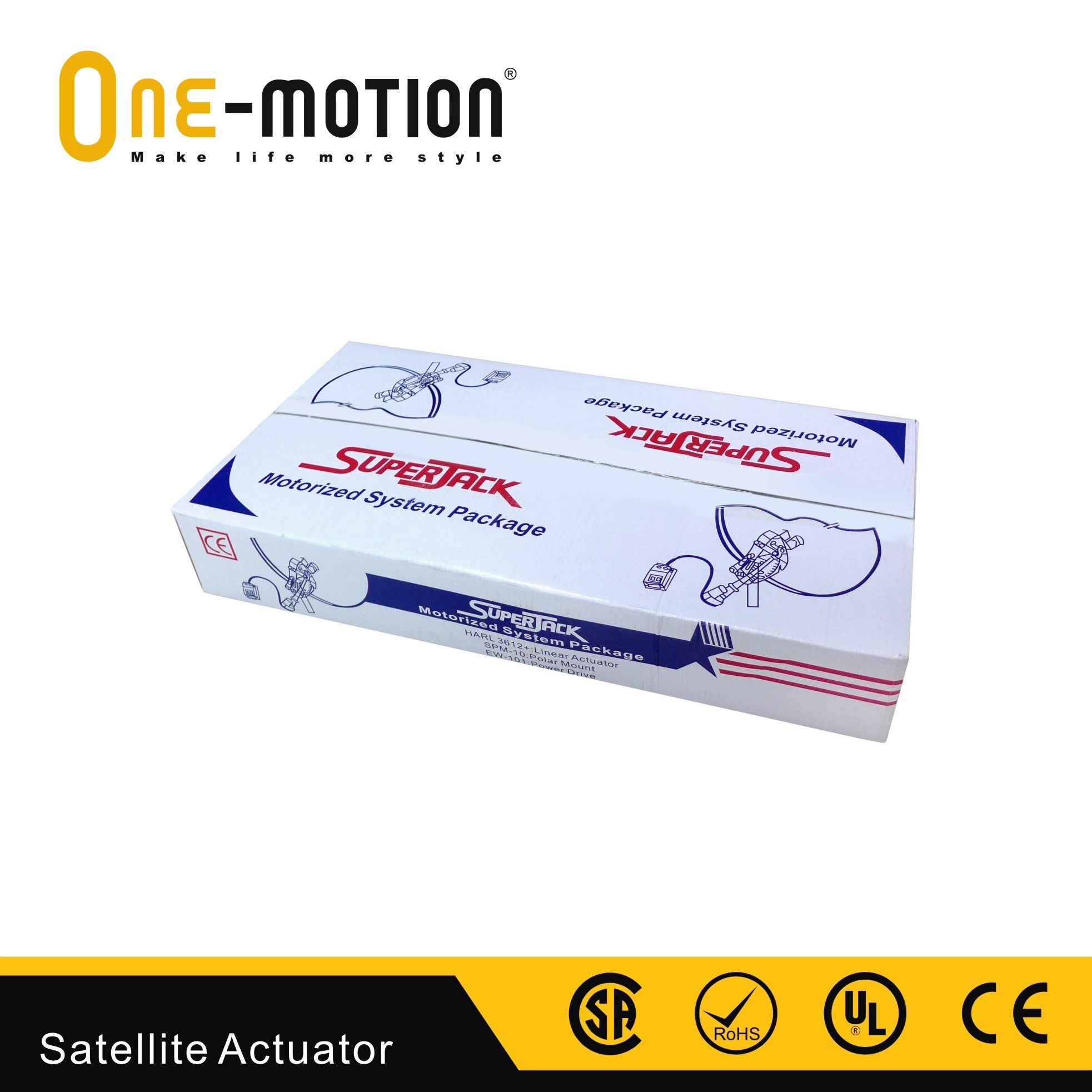 50/100/150/200/250mm stroke 12V 24V linear actuator motor 2000N satellite dish motor Linear actuator