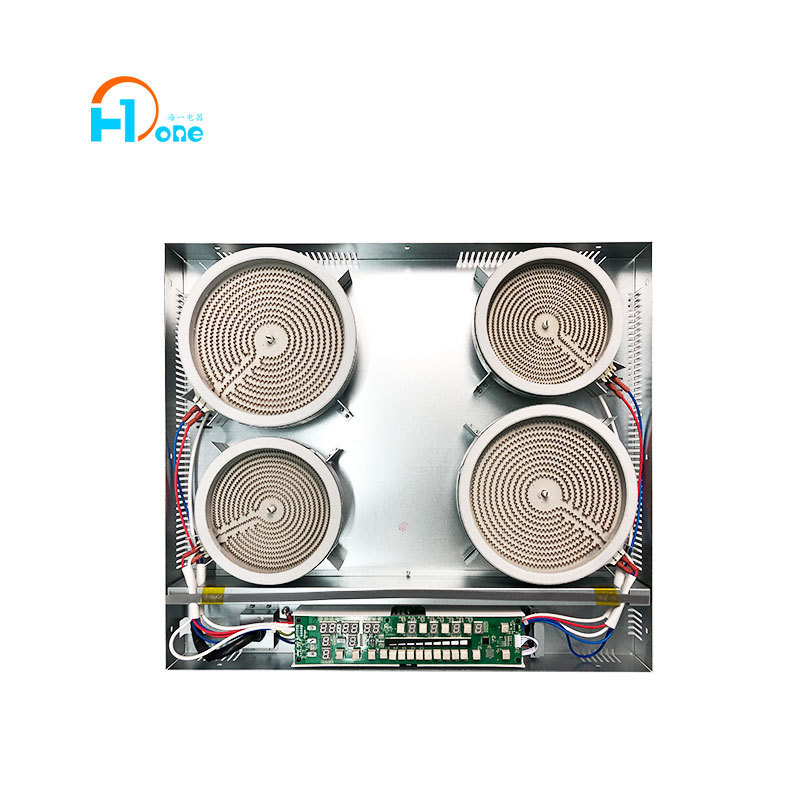 wifi Smart Tuya App Factory Directly Offer 220V Four Burners Electric Hob ceramic hob For Counter Top home kitchen