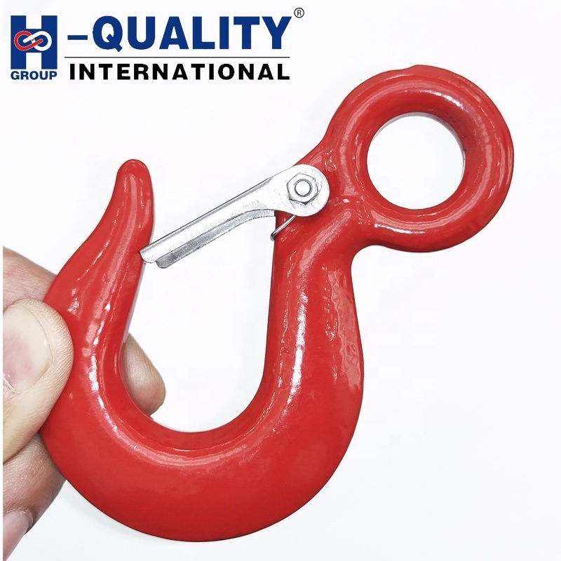 320 FORGED EYE HOIST  HOOKS WITH LATCH MADE IN CHINA