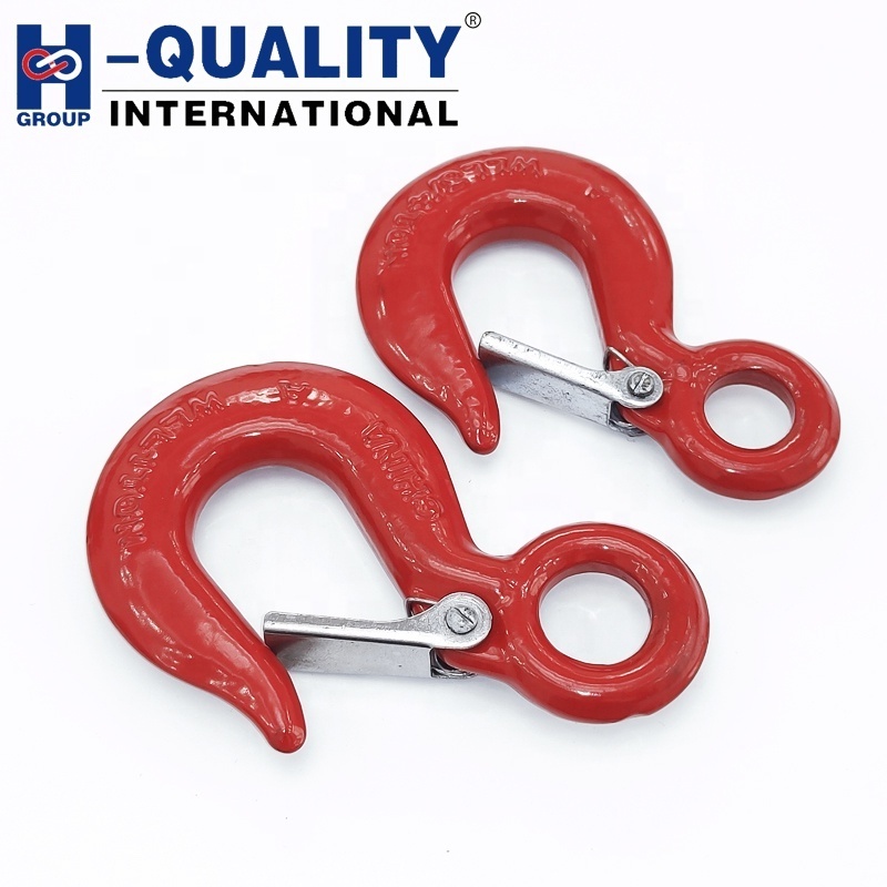 320 FORGED EYE HOIST  HOOKS WITH LATCH MADE IN CHINA