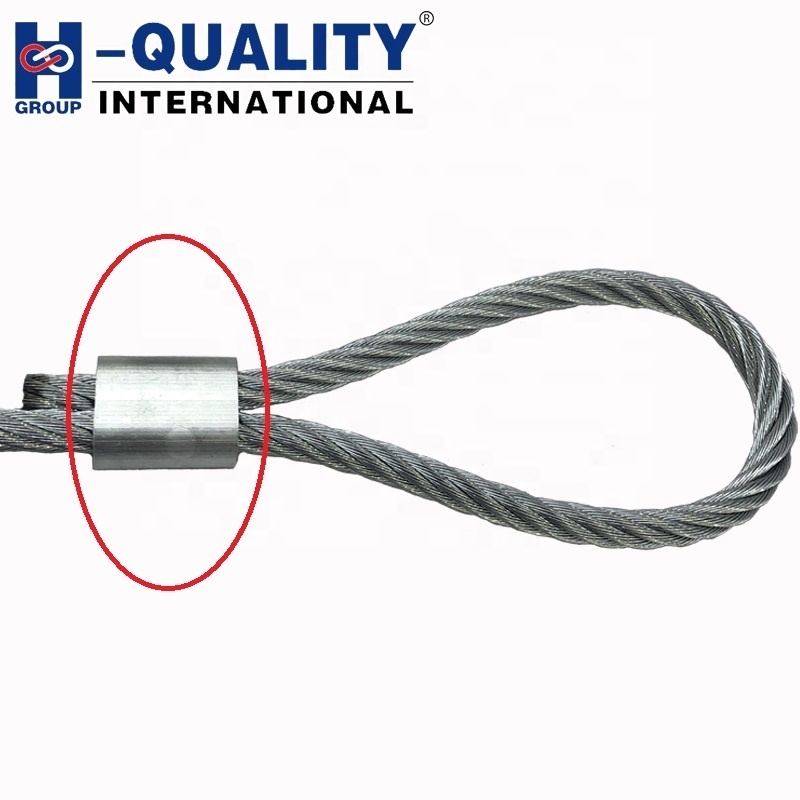 Aluminium Ferrules Specification EN13411-3(DIN3093) For Steel Wire Rope