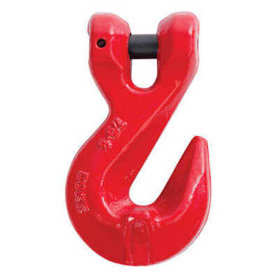 G80 Clevis Shortening Grab Hook Forged Steel , Chain Lifting grab Hook for Lifting Chain Slings - Tested and Certified