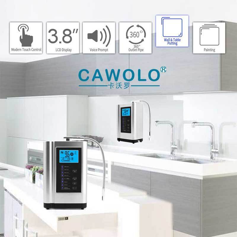 Cawolo 5/7 Plates alkaline water machine kangen water small counter faucet sink