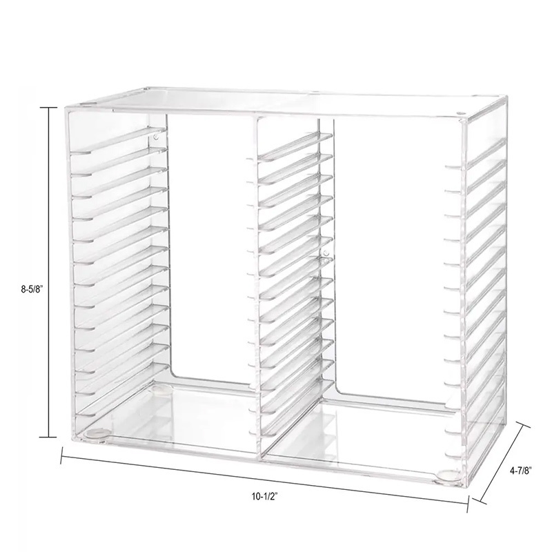 Personalized Custom Clear CD Storage Holder Organized and Stylish Solution for Your Expansive Collection