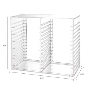 Personalized Custom Clear CD Storage Holder Organized and Stylish Solution for Your Expansive Collection