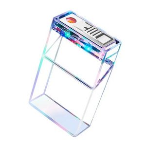 Yageli  Custom Transparent Rechargeable Electric Lighter Cigarette Acrylic Case