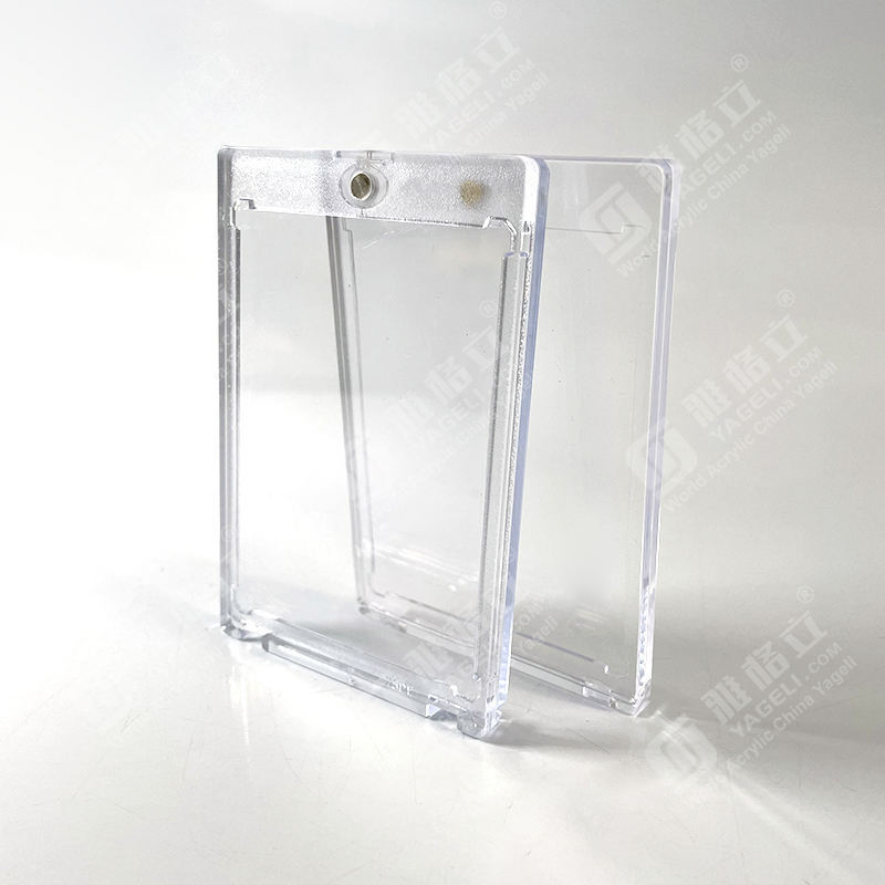 Custom Clear 35 Pt Hard Card Case Card Protectors One Touch Magnetic Trading Card Holder