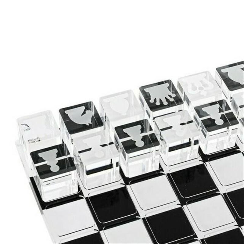 Factory Custom Premium Lucite Backgammon Board Tabletop Backgammon Set Acrylic Chess Board Game For Fun