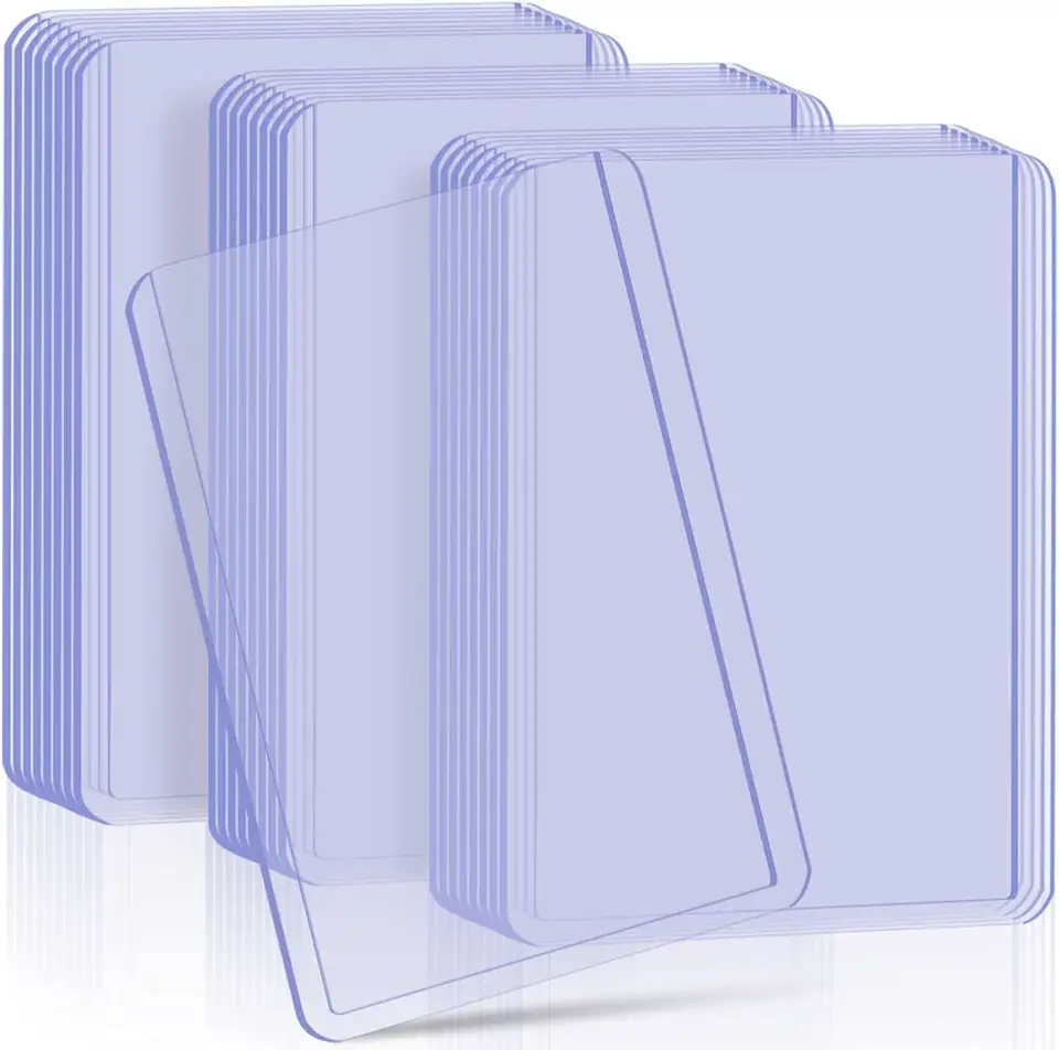 Hard Transparent Plastic Card Sleeves Top Loaders For Pokemoned Cards Baseball Card