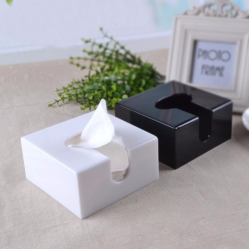 Unique house shape special acrylic napkin tissue boxes/case