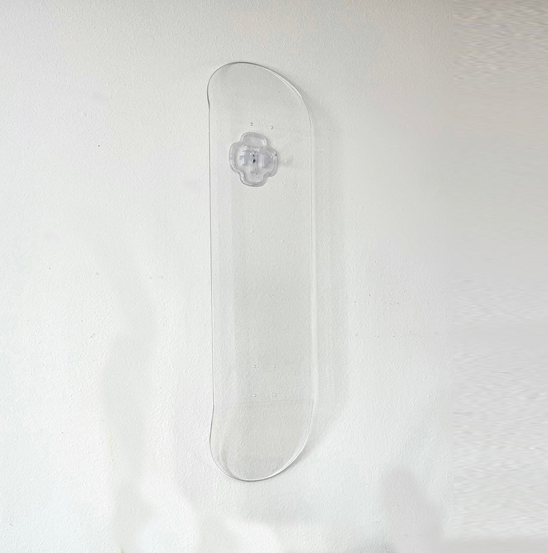 Manufacturer Custom Clear Transparent Acrylic Perspex Skateboard for Home Wall Decor