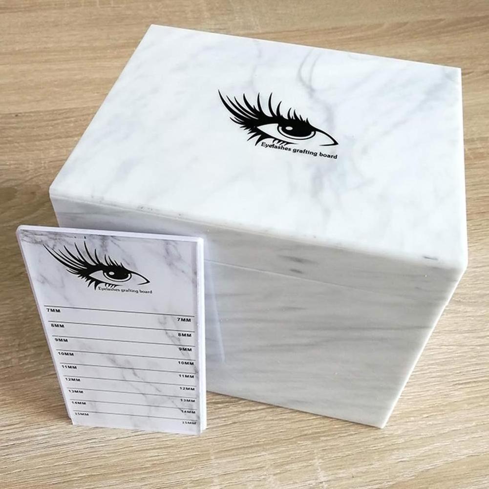 10 Layers marble Acrylic Eyelash Storage Box Eyelash Extension Tool Acrylic False Eyelash Organizer