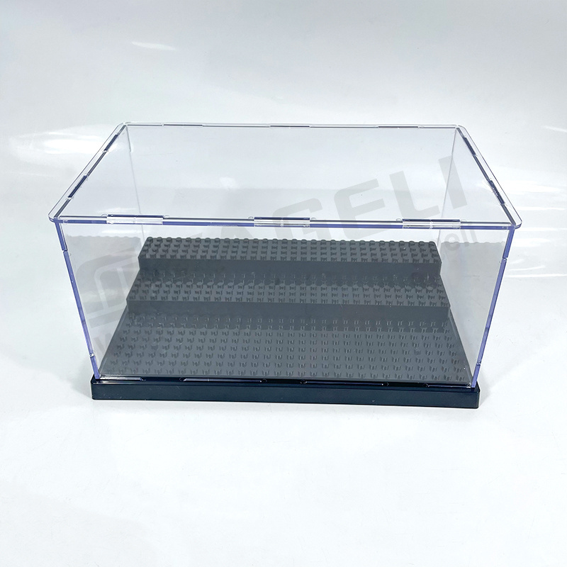 High Quality Model Display Customized Transparent Lucite Plastic Lego Minifigures Display Box