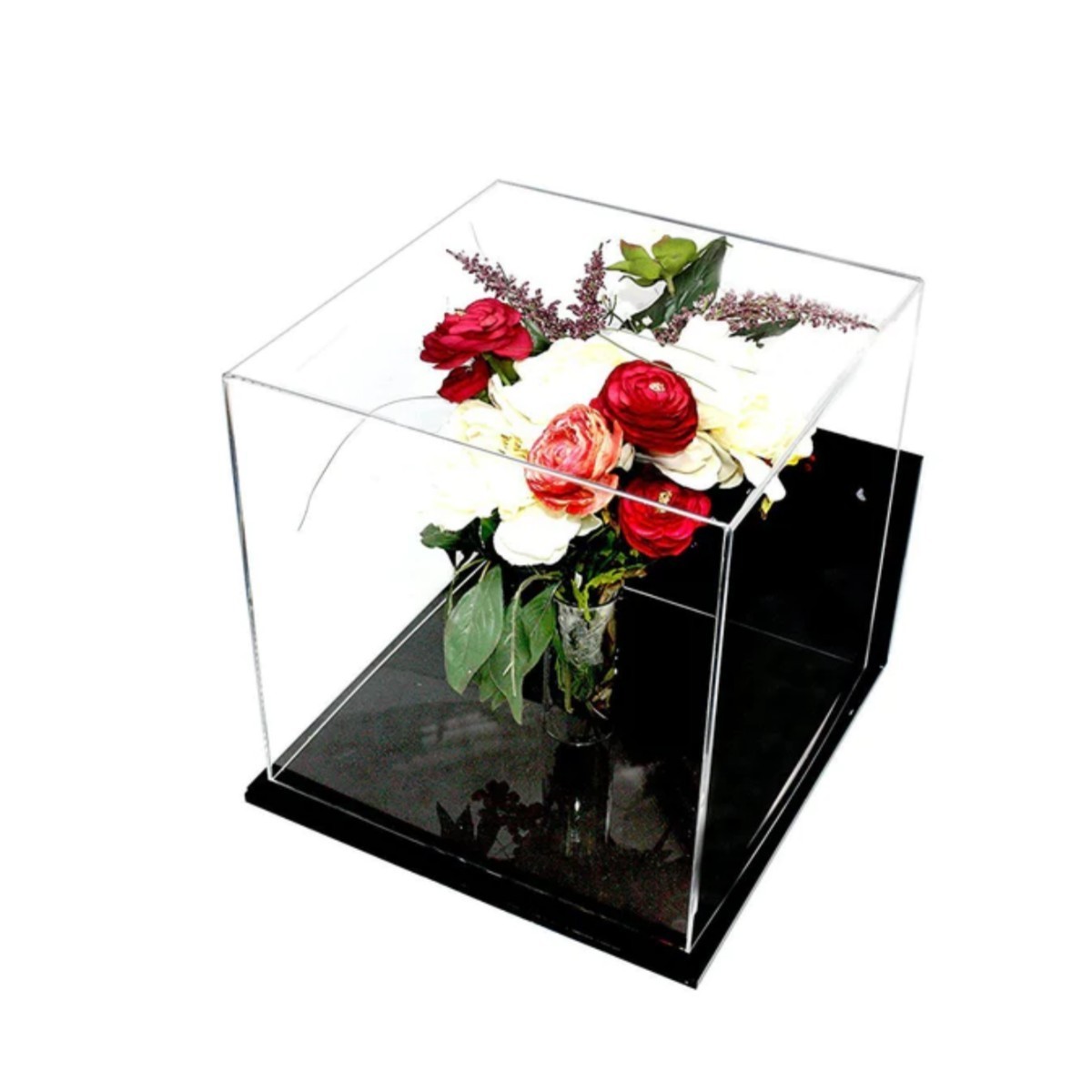 Yageli Direct Manufacturer Acrylic Wedding Flower Bouquet Display Stand Immortal Bouquet Display Stand