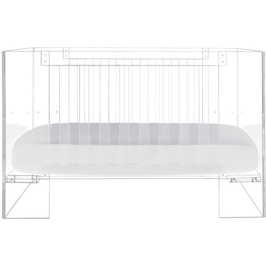 Modern Lucite Furniture Baby Cribs Clear Acrylic Baby Cot Bed for Display Only