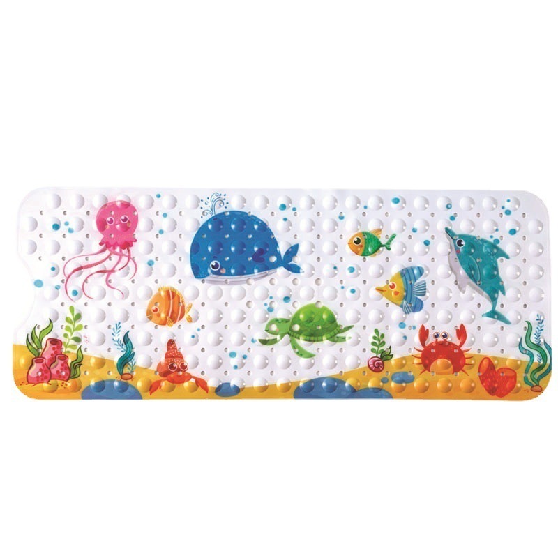 40*100 CM Extra Long Bathtub Mat Non Slip Comfortable Bathroom Mat for Kids