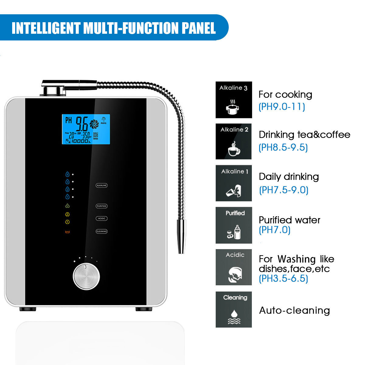 3 Alkaline Water Level Japanese Kangen Water Machine Ionized