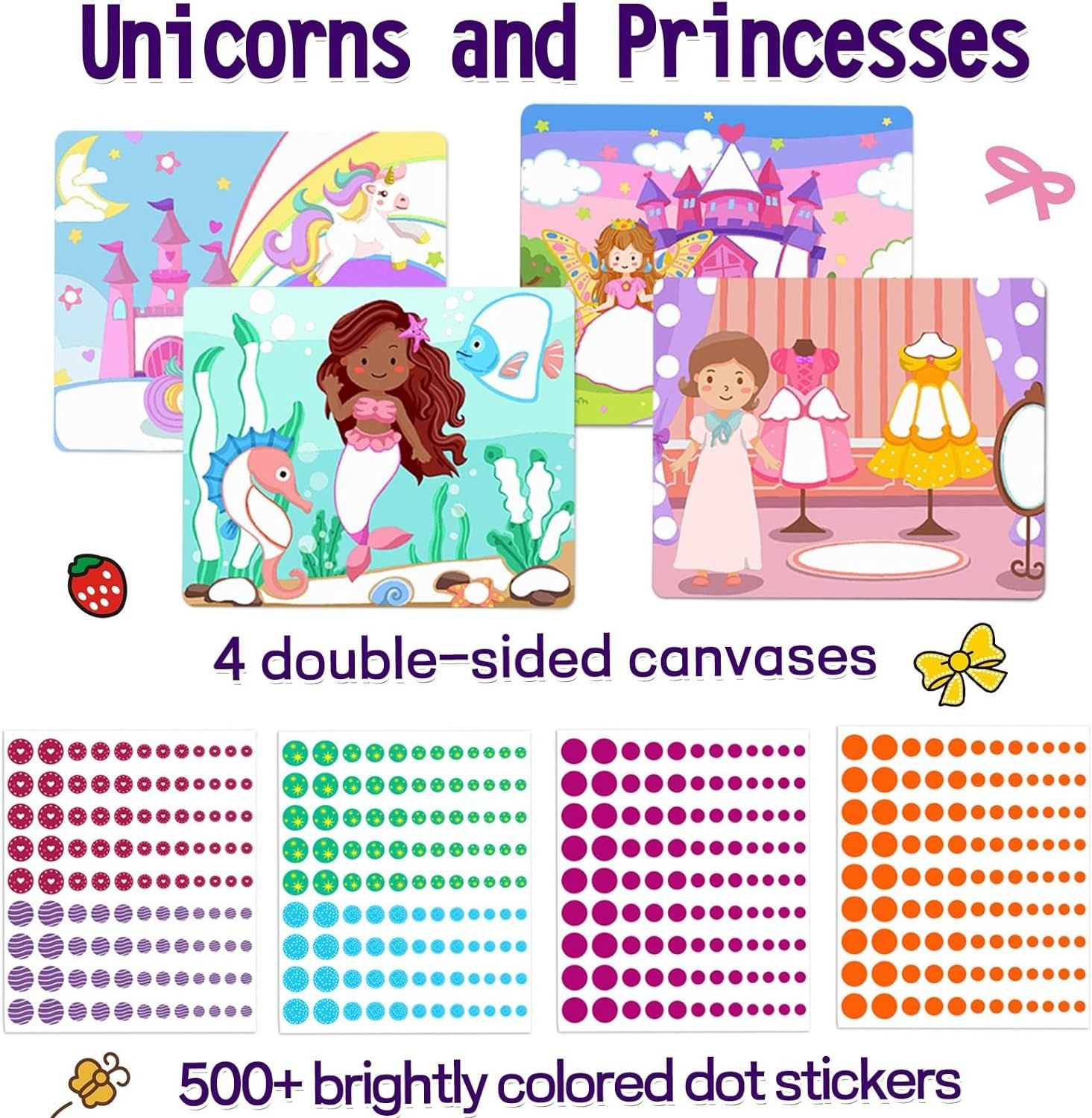 Color Matching Puzzle DIY Dot Paper Sticker Craft Kits for Kids Early Educational Art & Craft Kits