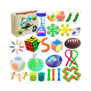 Custom pop tubes metal slug fidget sensory toys metal pack set for kids adults