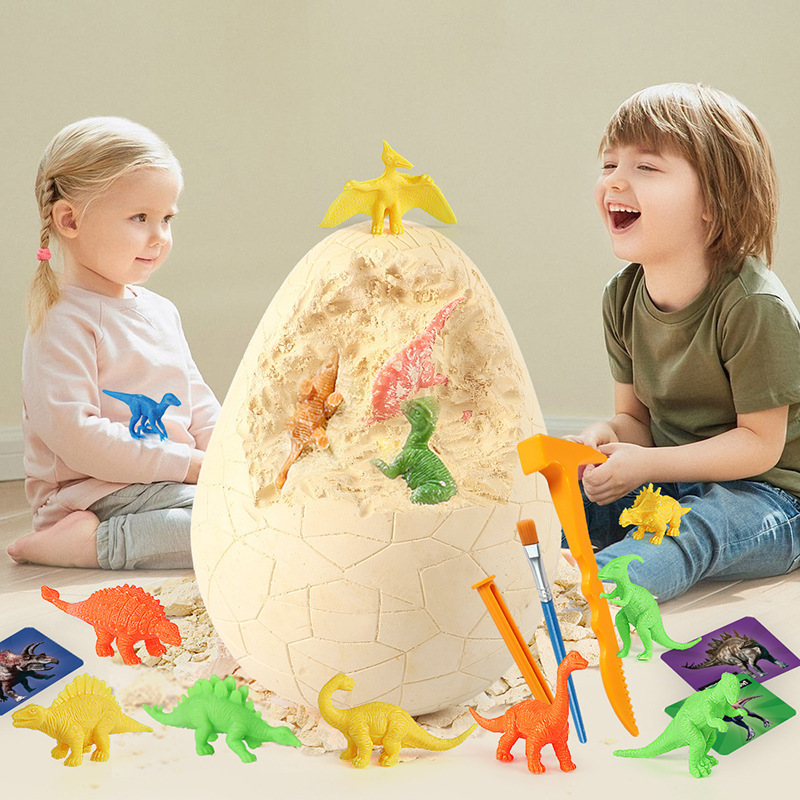 Hot product Dinosaur egg fossil archaeological excavation toy for kids