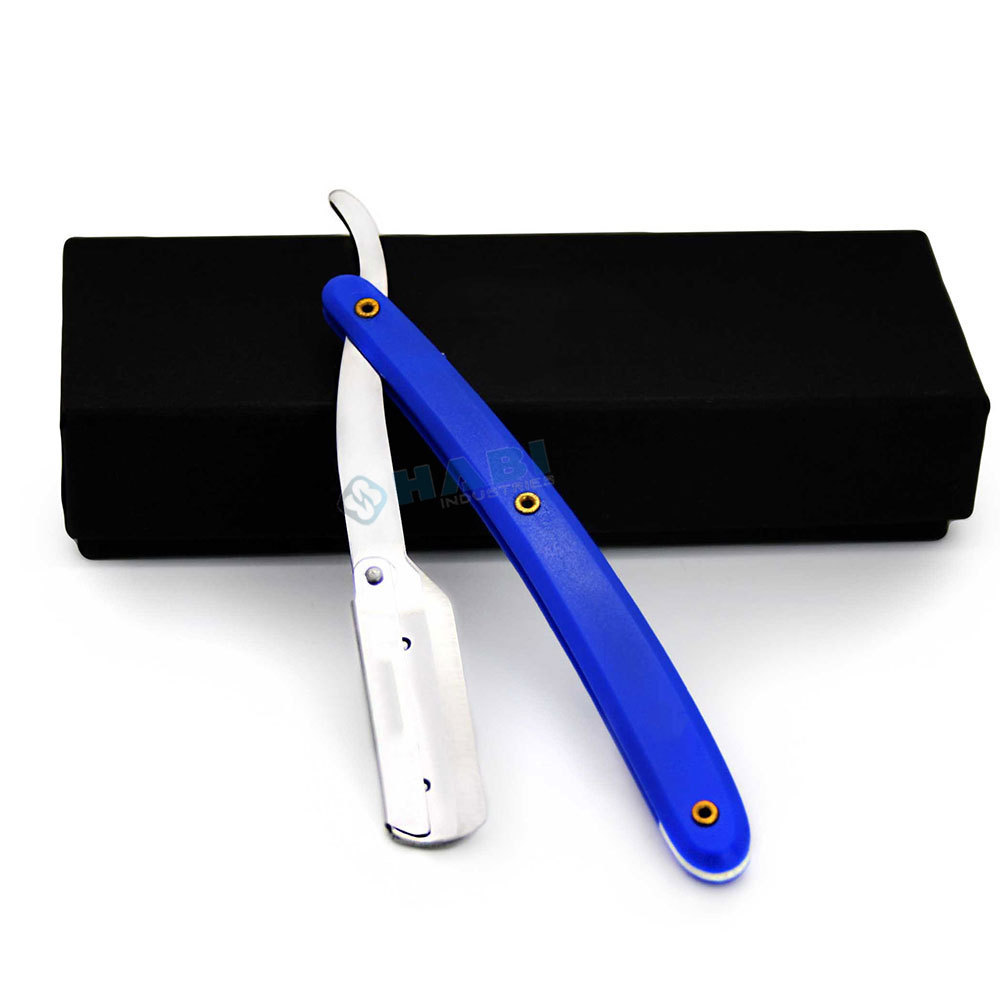 Wholesale Customized Logo Stainless Steel Men Straight Edge Classic Barber Edge Razor For Hair