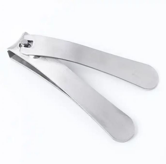 Stainless steel 3 Pieces Nail clipper sharp blade with curved shape handle Professional custom logo nail trimmer for beauty use