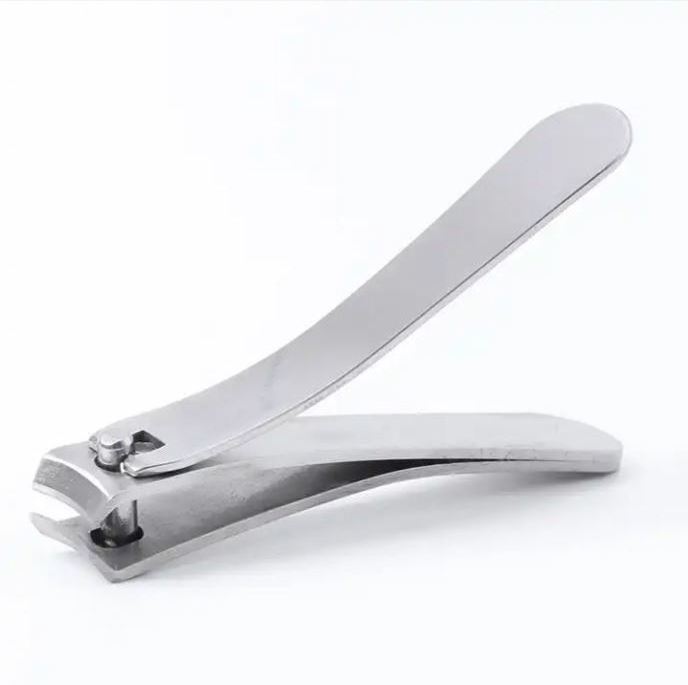 Stainless steel 3 Pieces Nail clipper sharp blade with curved shape handle Professional custom logo nail trimmer for beauty use