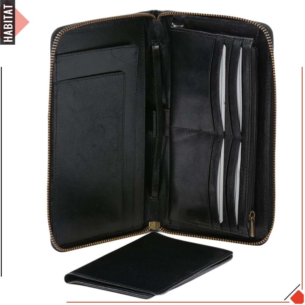 Long Wallet Personalized Handmade Western Men Slim Large Designer Leather Wallet 8 Card Slots