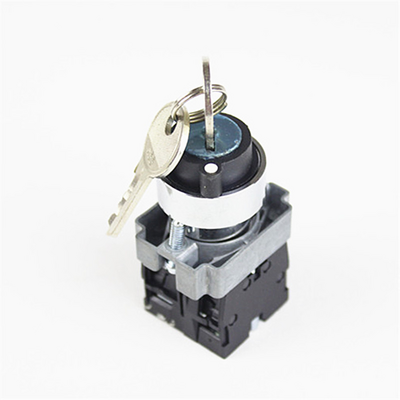 XB2 22mm Panel Mounted Key Rotary Start Locking or Self reset Pushbutton Switch 2Positions/3Positions XB2-BG