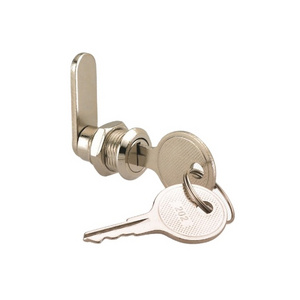 Smaller size zinc alloy 12mm cam lock with flat same key door lock cylinder for Server and cabinet