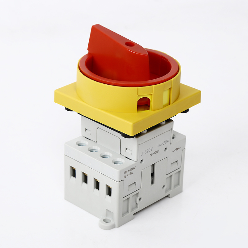 33kv high voltage gang 3/4P 690V On-off 3 phase Isolator Switch With Pad Lock Rotary Cam Disconnect Switch High  Voltage