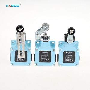 HABOO Limit Switch 10A LSA Silver Contact Momentary Safety Door Roller Direct Pressing Type Limiting Switch