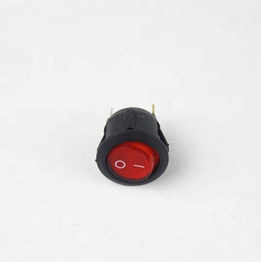 KCD1 switch manufacturer round rocker switch 3pins 2positions on-off mini electrical led boat switch