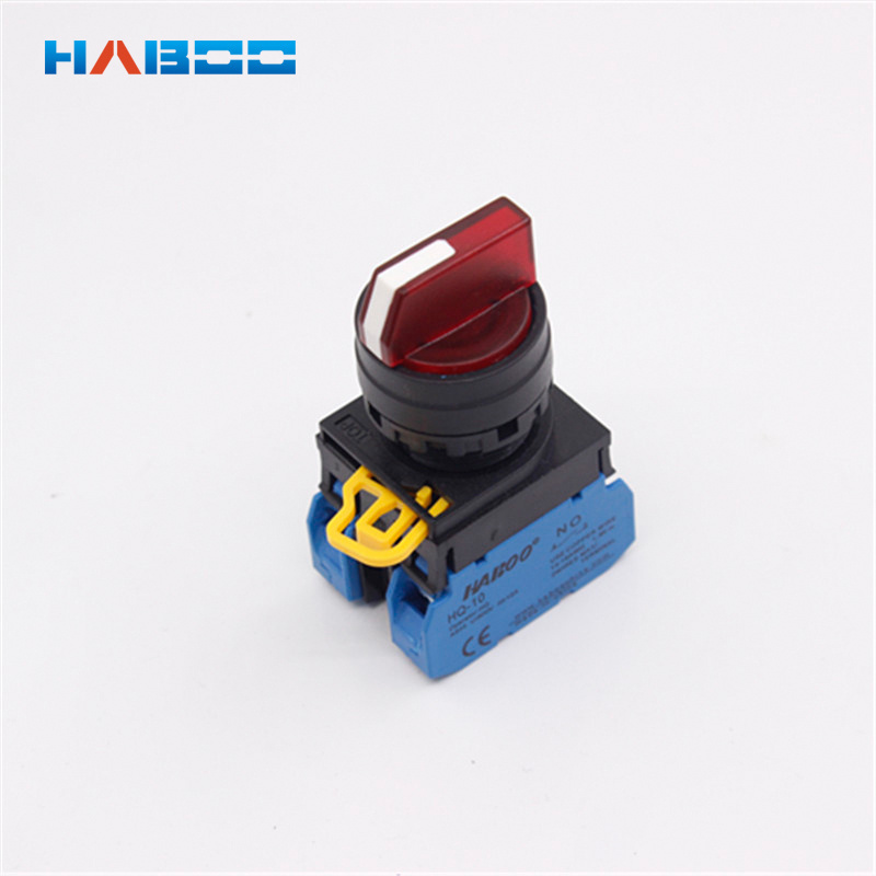 22mm IDEC Similar illuminated 2/3position selector switch 2NO on-off rotary selector switch 3 position