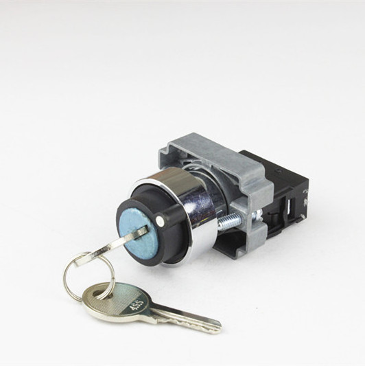 XB2 22mm Panel Mounted Key Rotary Start Locking or Self reset Pushbutton Switch 2Positions/3Positions XB2-BG