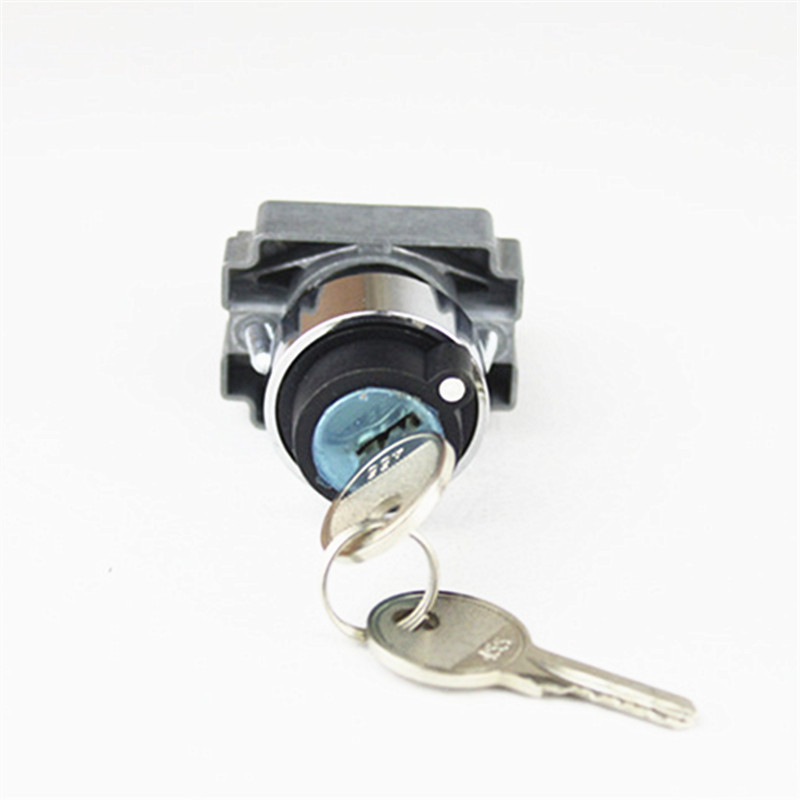 XB2 22mm Panel Mounted Key Rotary Start Locking or Self reset Pushbutton Switch 2Positions/3Positions XB2-BG