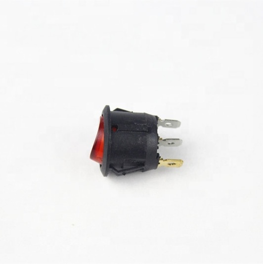 KCD1 switch manufacturer round rocker switch 3pins 2positions on-off mini electrical led boat switch