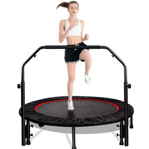 Net Red Trampolim Big Trampolines Home Indoor Children'S Round Trampoline Sales Collapsible