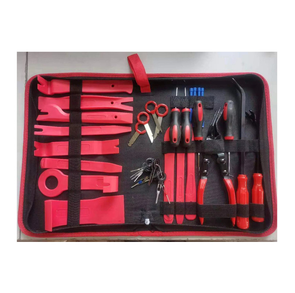 New Nylon and Glass fiber 40Pcs Trim Removal Tool Auto Terminal Removal Key Tool with Hook and Pick Set