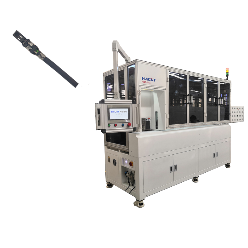 HBQ-212 CE approved Ethernet Wire cable data cable manufacturing machine STRIPPING CRIMPING TESTING MACHINE